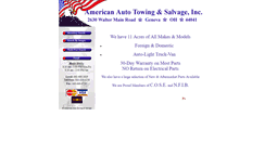 Desktop Screenshot of americantowingandsalvage.com